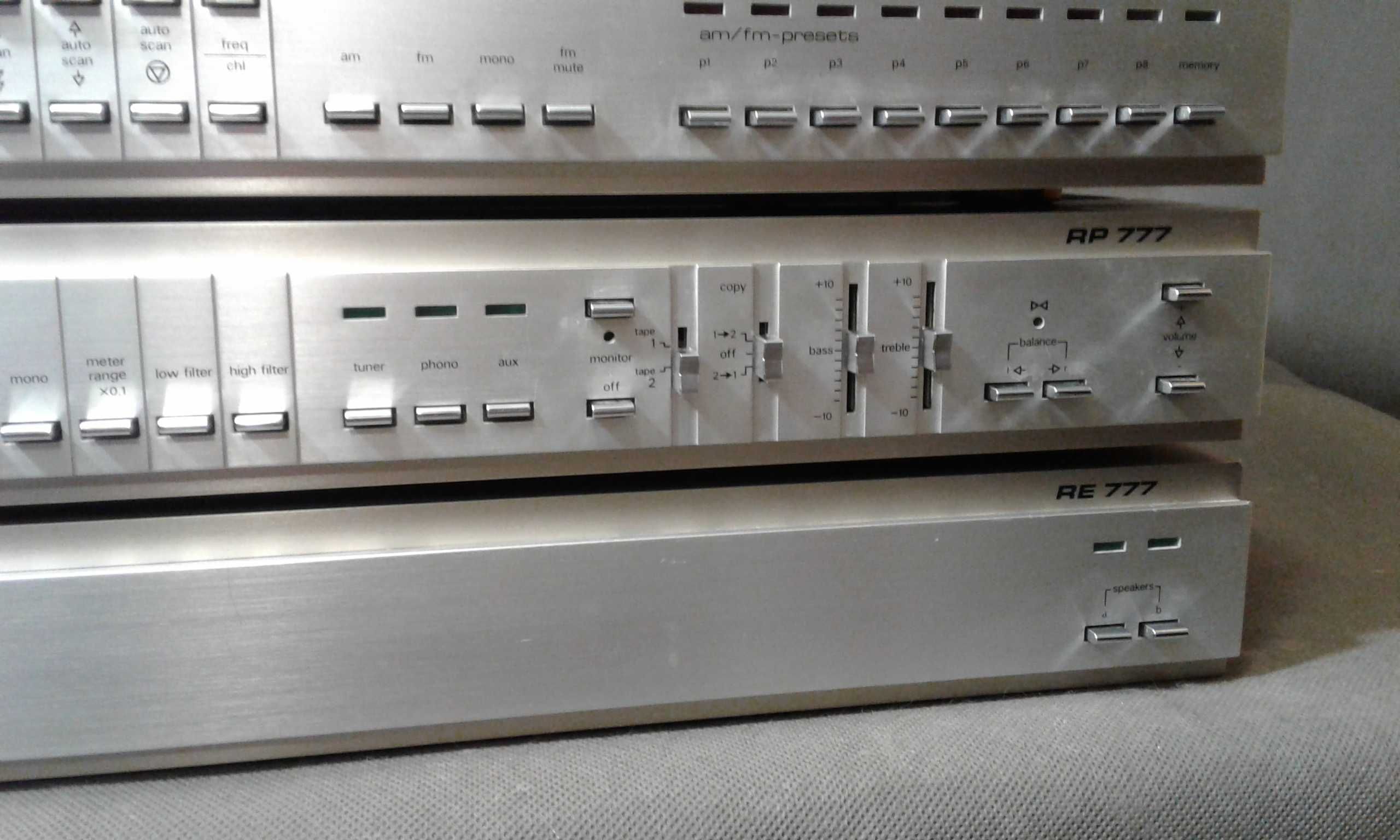 SIEMENS RP 777, RE 777,zestaw stereo
