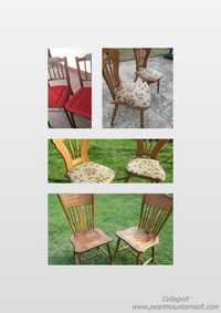 krzesła- cztery pary krzeseł