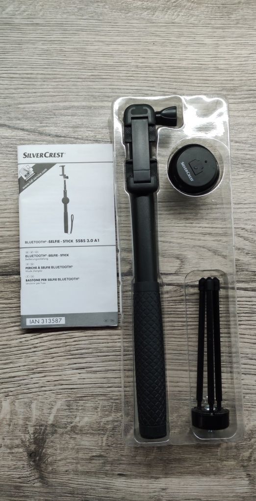 Селфі-палка/штатив Bluetooth SILVERCREST SSBS 3.0 A1
Телескопічна фун