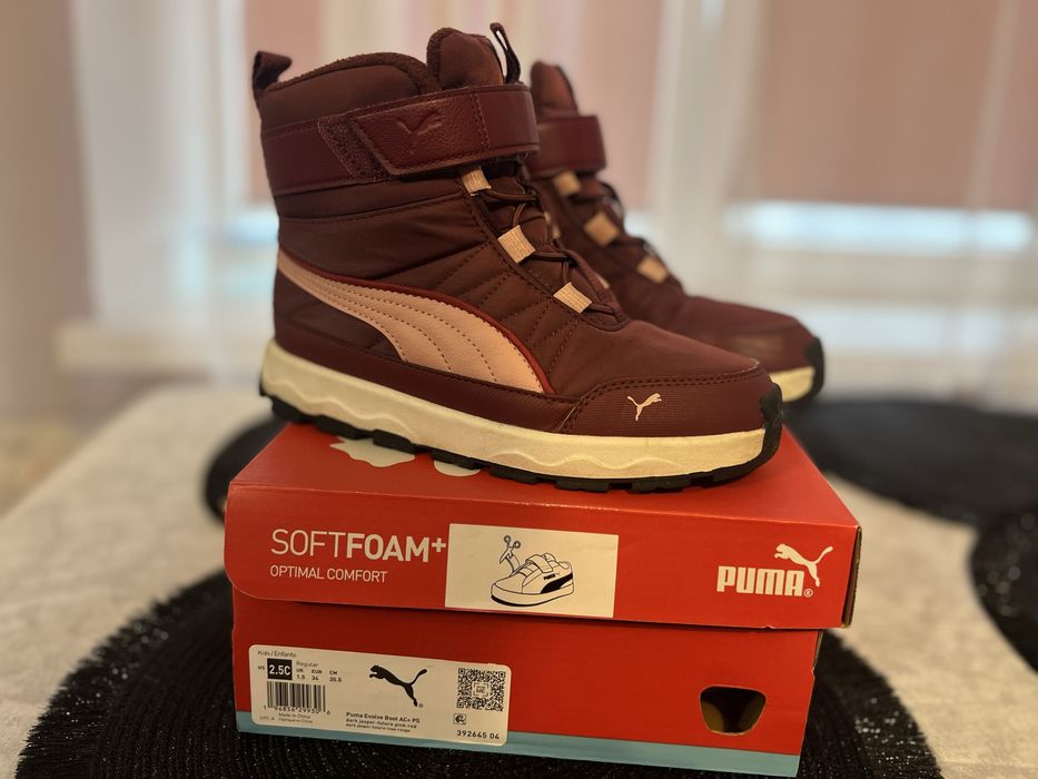 Puma дитячі зимові чоботи puma 34 розмір чоботи