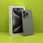 iPhone 15 PRO 256GB Natural Titanium • Bateria 100% • GWARANCJA • FV23