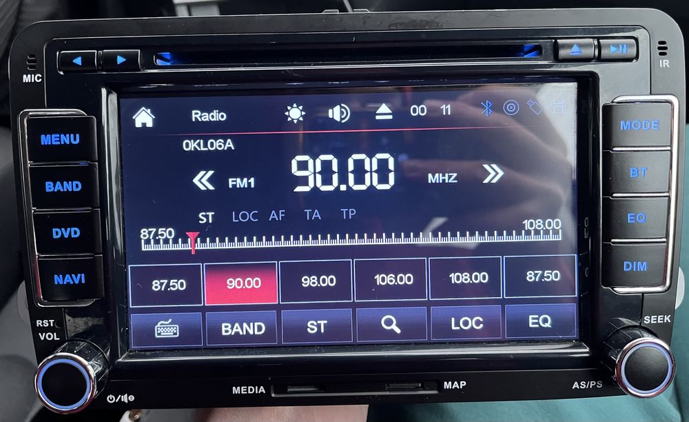 Автомагнітола Мультимедіа GPS AutoLink Bluetooth VAG VW Skoda Seat