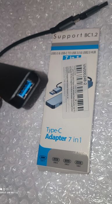 Nowy hub USB-C 7w1 – USB2.0, USB3.0.