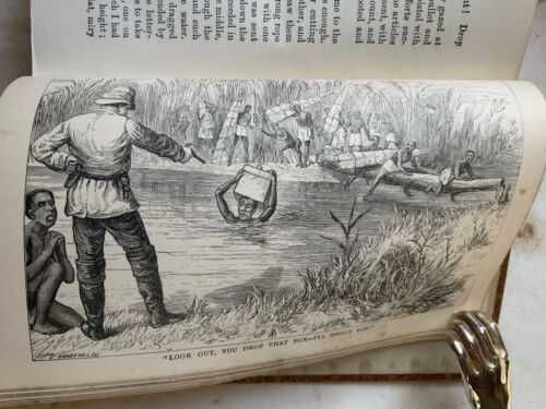 1890 Exploração África «How I Found Livingstone» Stanley Livro Antigo