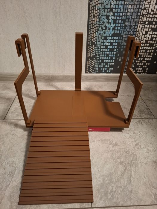 Wyspa 3D dla żółwia – wsuwana do akwarium