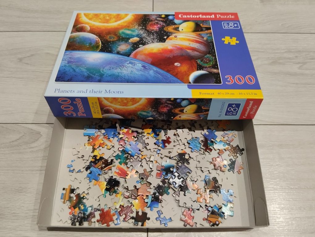 Puzzle Planety i ich księżyce