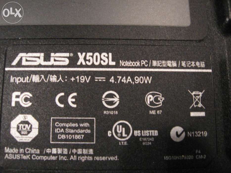 Portátil/ laptop asus x50sl