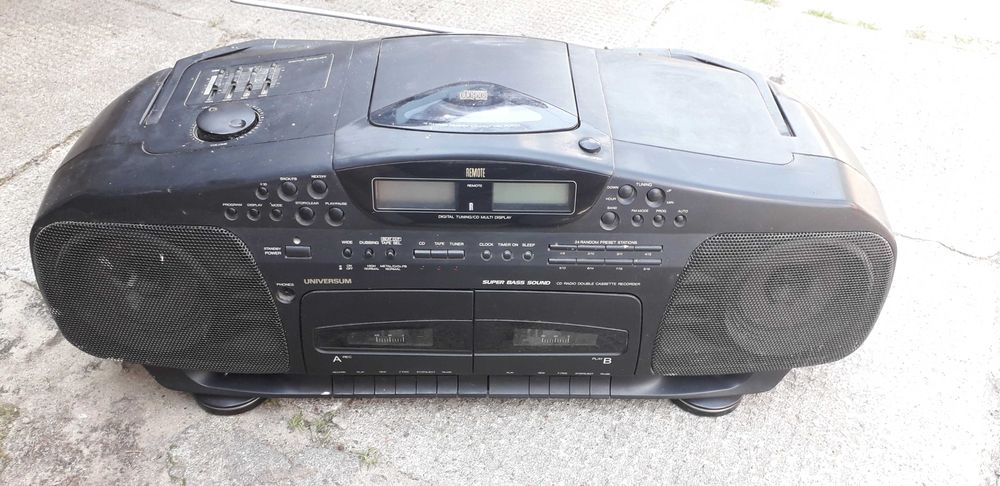 Retro Duży Radiomagnetofon z CD UNIVERSUM CTR-4605 ! Okazja/konkret !