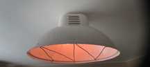 Lampa loft retro PRL handmade