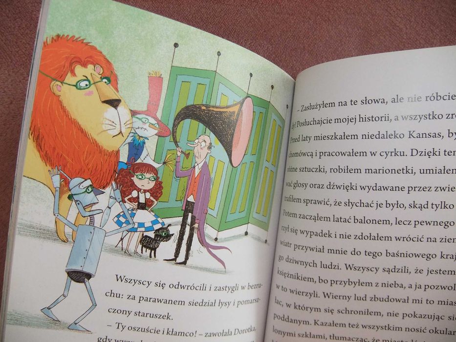 Czarnoksiężnik z krainy Oz , format 18 x 14 cm