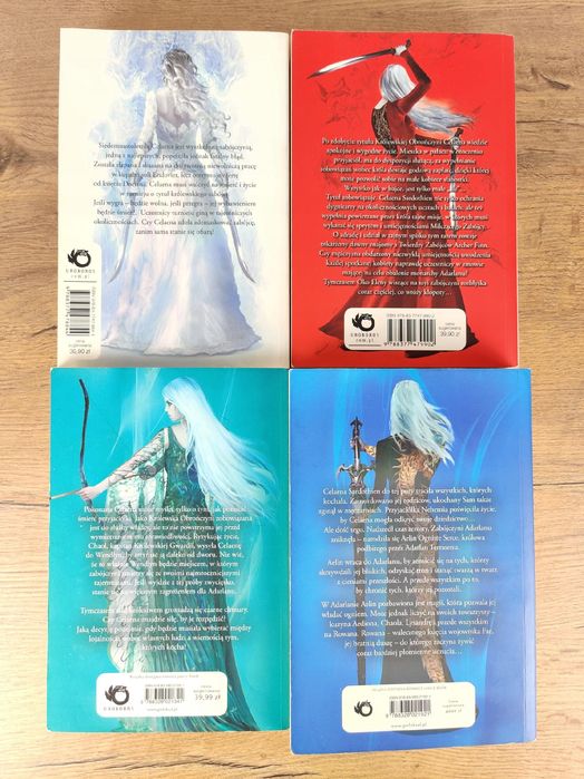 Szklany tron 1-4 / Zestaw / Sarah J. Maas