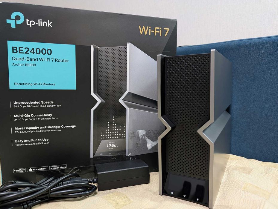 Роутер TP-link Archer BE900 BE24000 Wi-Fi 7 6 5 2.4 BE800 BE805 GE800