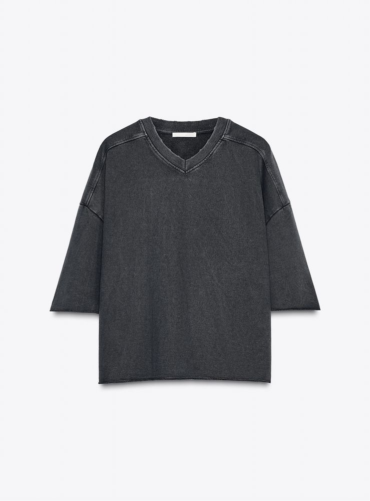 Жіночий костюм Zara, оверсайз футболка Zara і шорти Zara жіночі розові