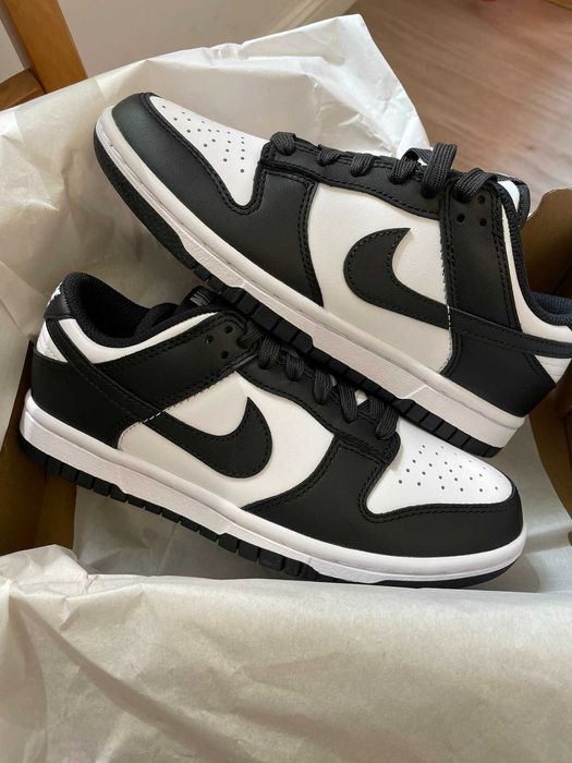 Nike DunkLow Panda czarno-białe trampki casual trampki