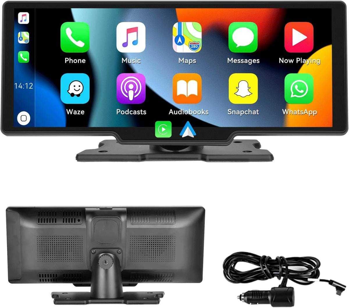 5) Android магнітола CAMECHO AndroidAuto/Carplay/Задня камера