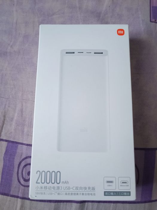Power Bank Павербанк Xiaomi 3 20000 mAh 18W | ОРИГІНАЛ