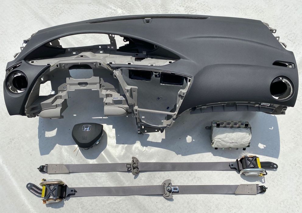 HONDA CIVIC IX 9 DESKA KONSOLA KOKPIT PULPIT PÓŁKA PARAPET PODUSZKI POWIETRZNE KIEROWCY PASAŻERA PODUSZKA SRS AIR BAG AIRBAG PASY PAS KURTYNA KURTYNY FOTELA W FOTEL FOTELOWA naprawa  regeneracja Raz2 !!!