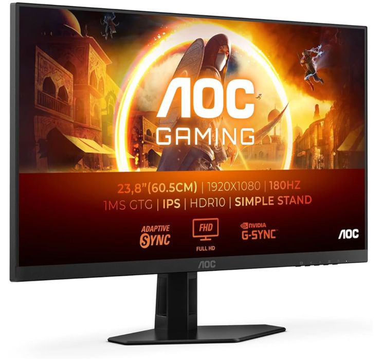 Monitor gamingowy nowy 24 cale 180 hz