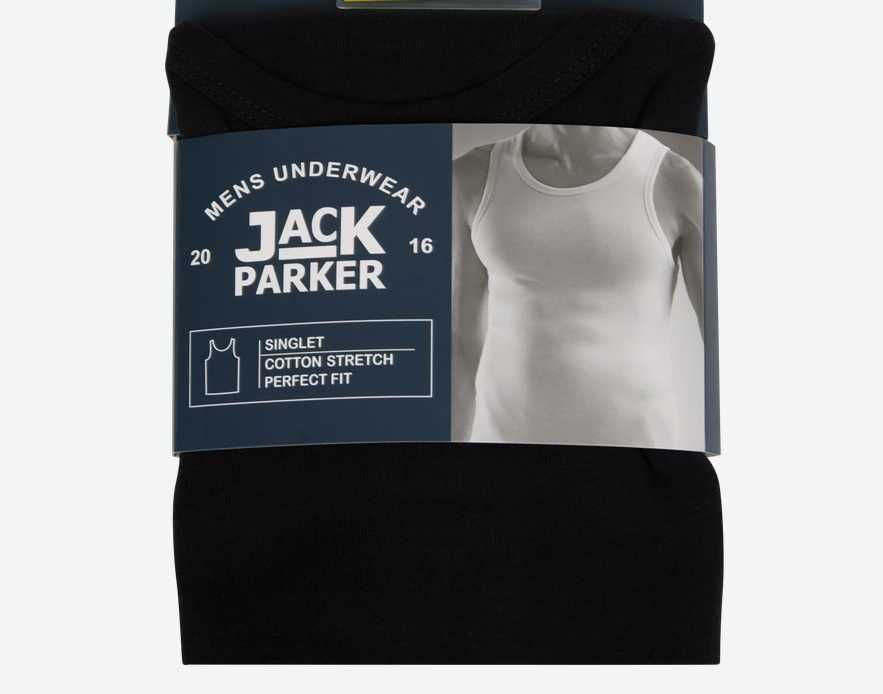 Koszulka męska na ramiączkach czarna 100% bawełny Podkoszulek stretch