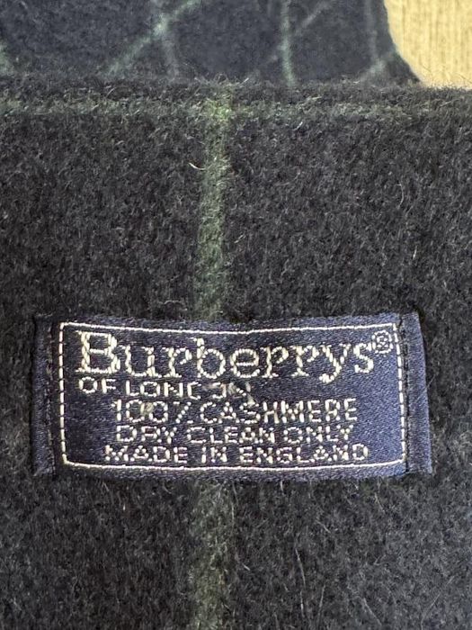 Теплий вінтажний шарф з натурального кашеміру Burberrys, оригінал