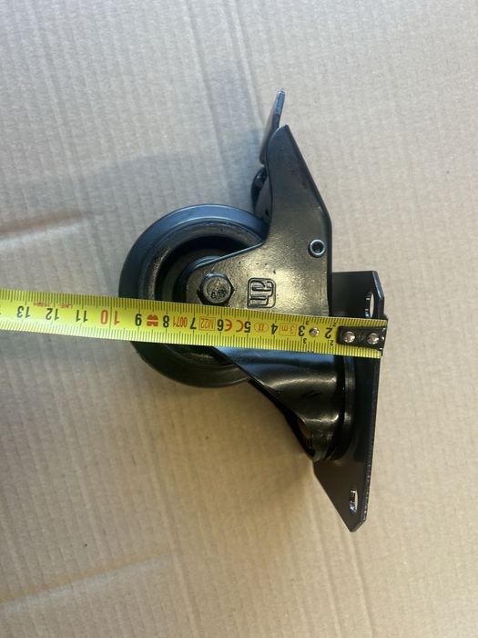 Rolka transportowa z hamulcem