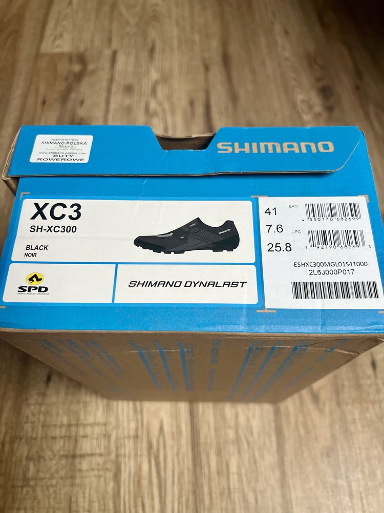 Buty rowerowe Shimano XC3, 41, SPD, szosowe, MTB