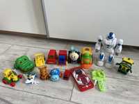 Набір іграшок, машинки, дартс, робот
