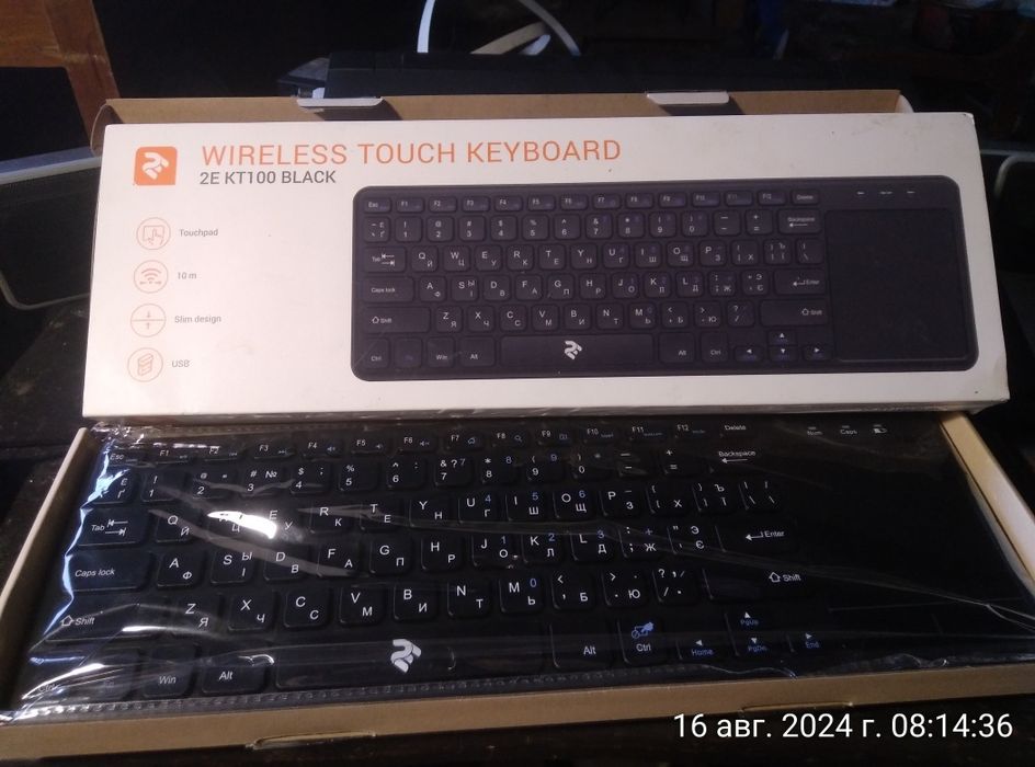 Клавиатура 2e kt100 black