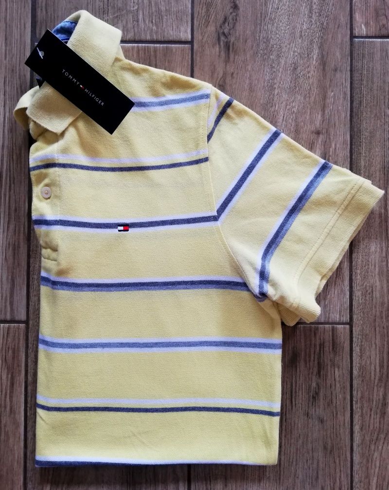 Tommy Hilfiger oryginalny męski t-shirt polo koszulka