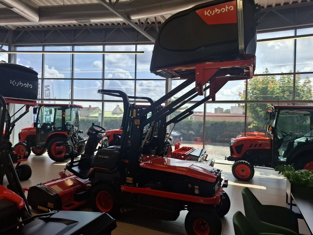 Kosiarka Kubota FC4-501, 50KM bijakowa 4w1 z koszem wysoki wysyp 1300L