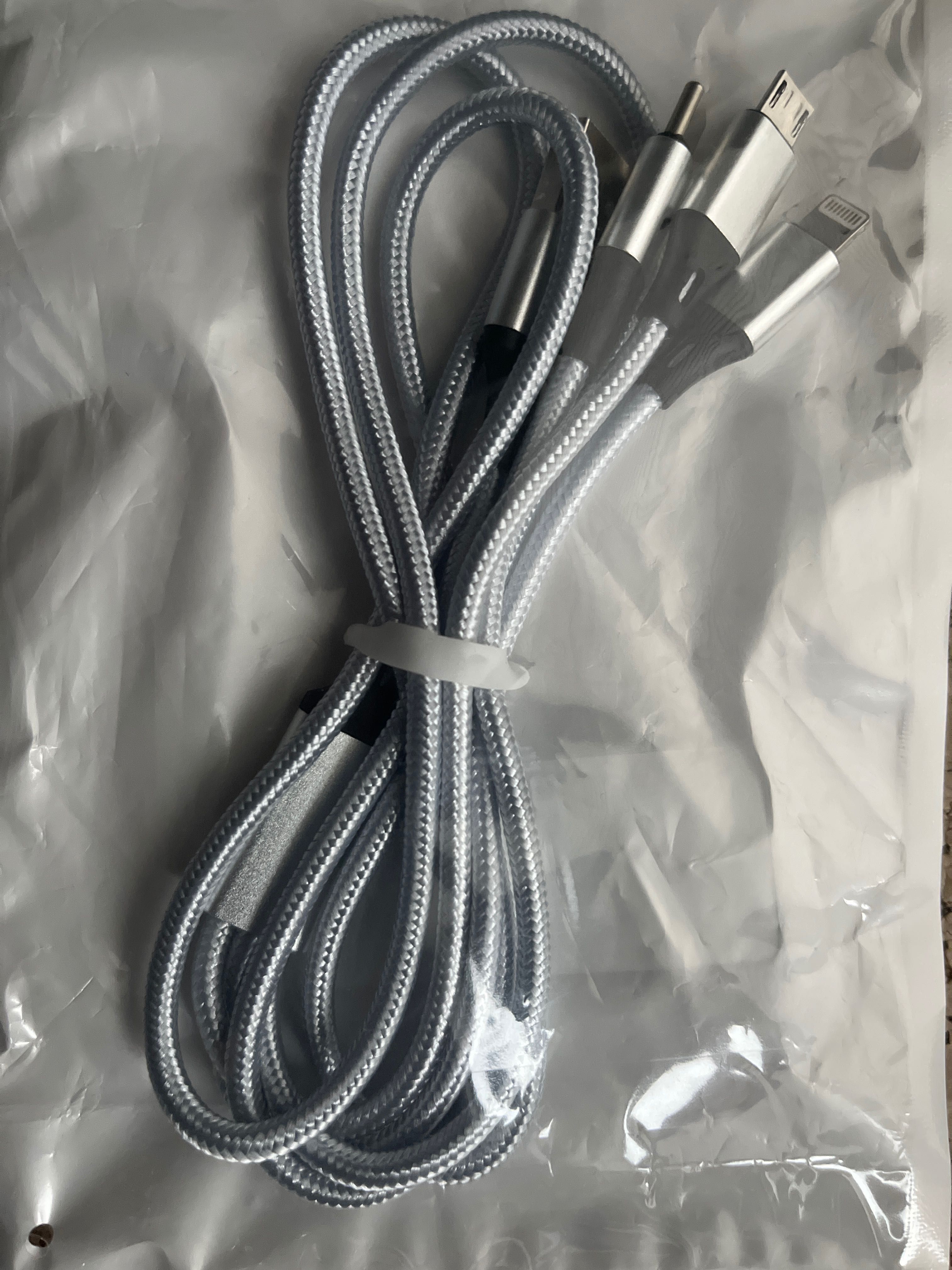 Kabel do ładowania 3w1
