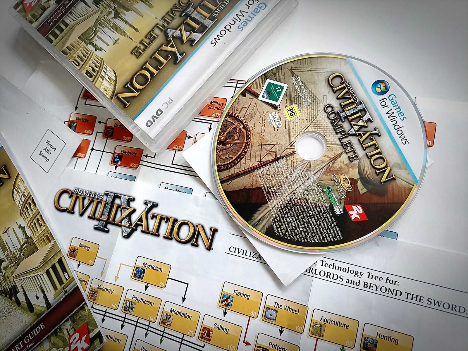 Civilization IV Complete (Warlords + Beyond The Sword ) PŁYTA BEZ RYS