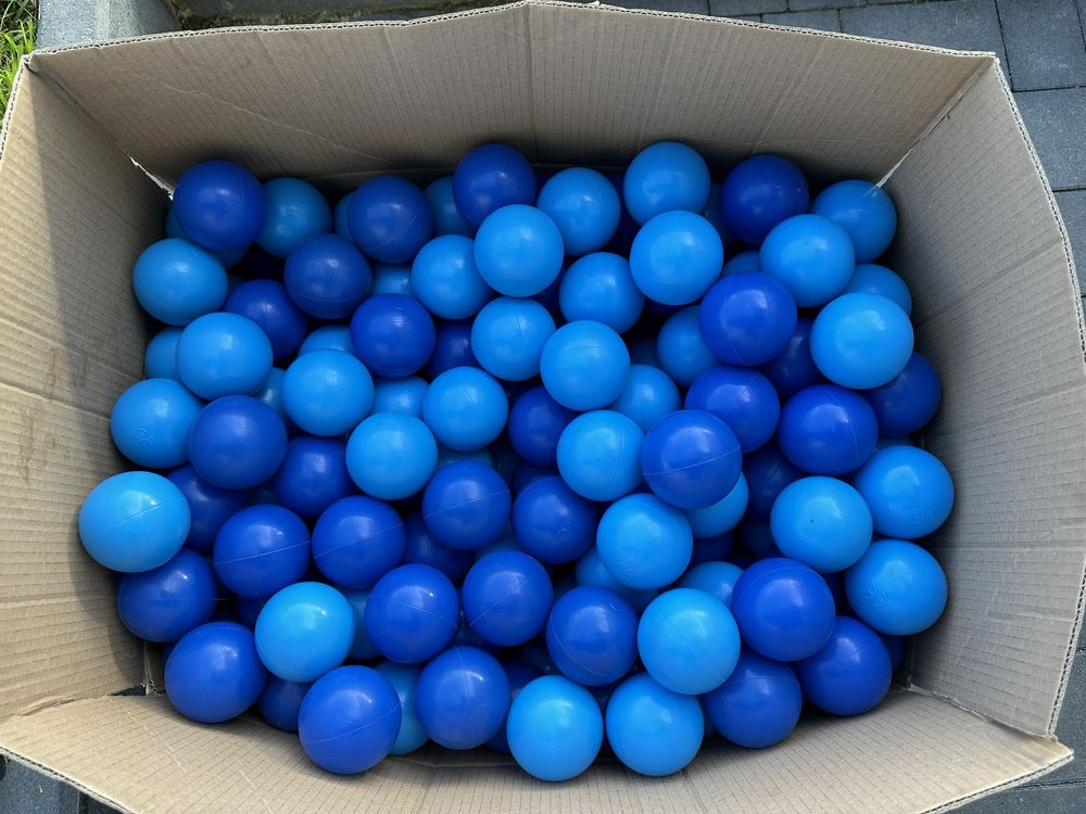 Kulki piłki do suchego basenu niebieskie