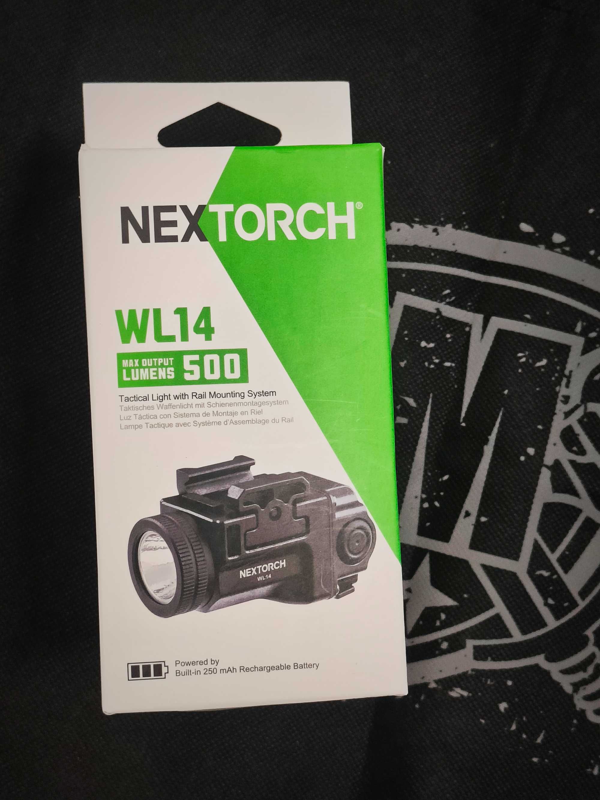 Latarka pistoletowa WL14 TORCH 500 lumenów [nowa]