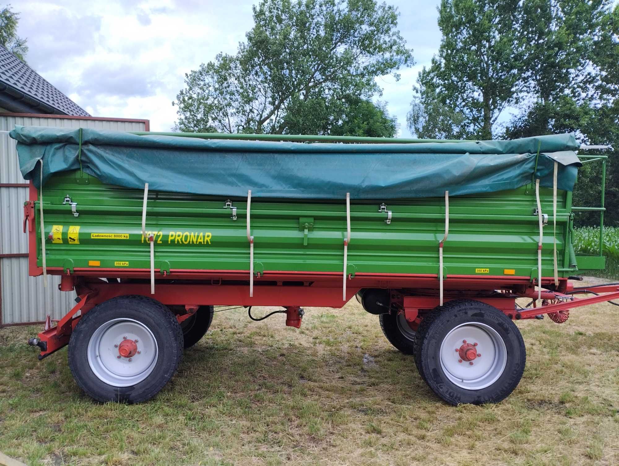 Przyczepa pronar T672 - 8T