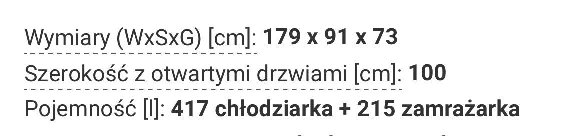 *** Lodówka Hisense RS818N4TFE na gwarancji sprzedam ***