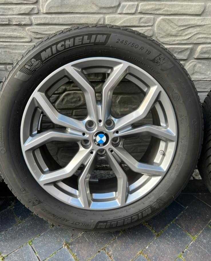 Oryginalne koła zimowe 19 BMW X4 G02 X3 G01 Michelin 245/50 R19