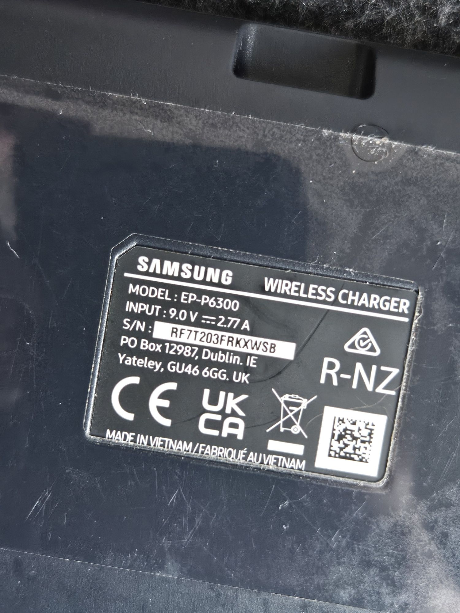 Samsung Wireless Charger Trio - EP-P6300TBEGEU carregador inalámbrico
