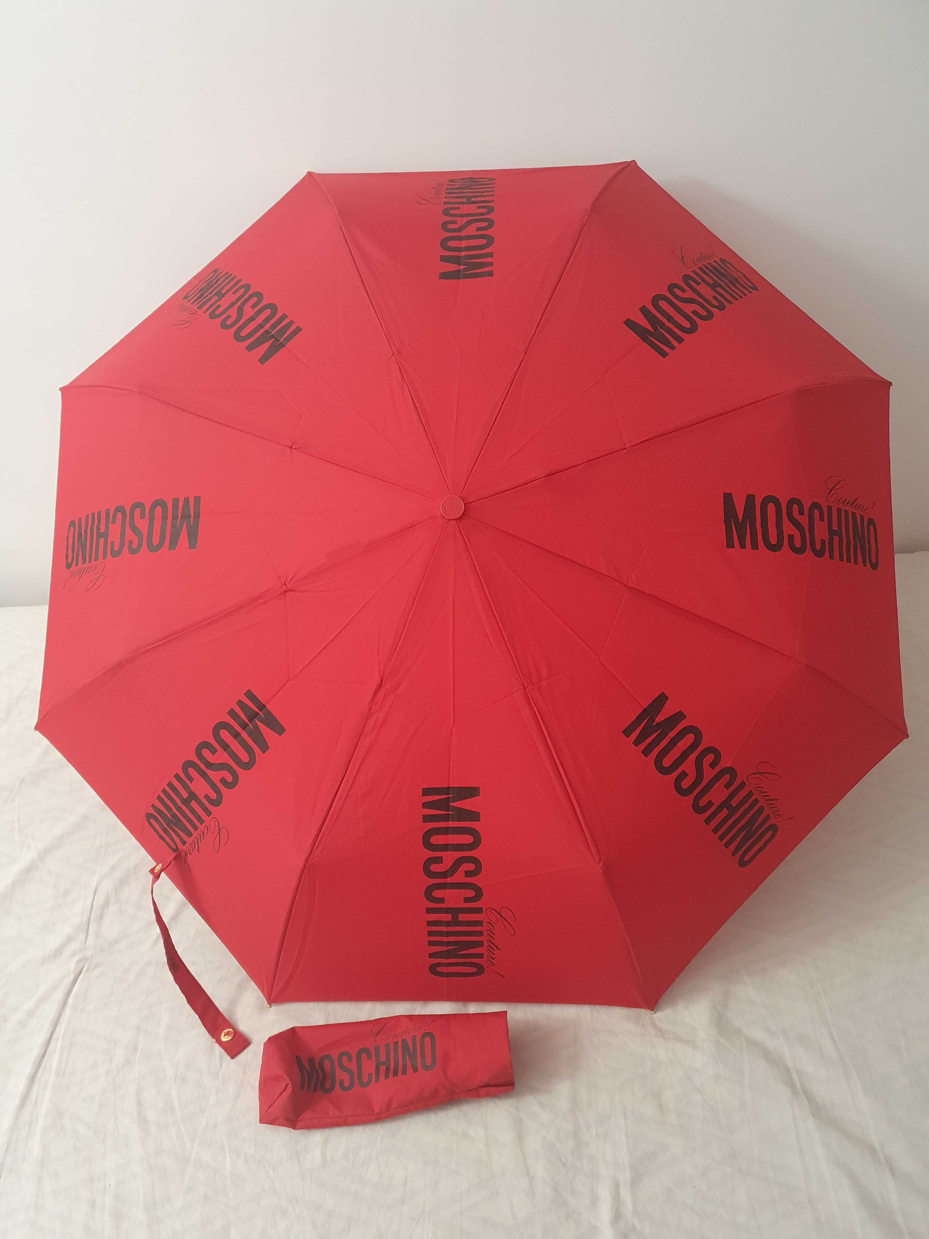 NOWA oryginalna parasolka Moschino parasol automatyczny miś automat