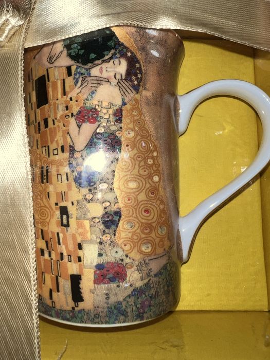 Kubek Carmani Klimt porcelana 350 ml w prezentowym opakowaniu