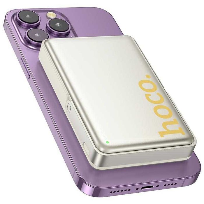 Повербанк 10000 мАч с беспроводной зарядкой и подставкой HOCO Q36A