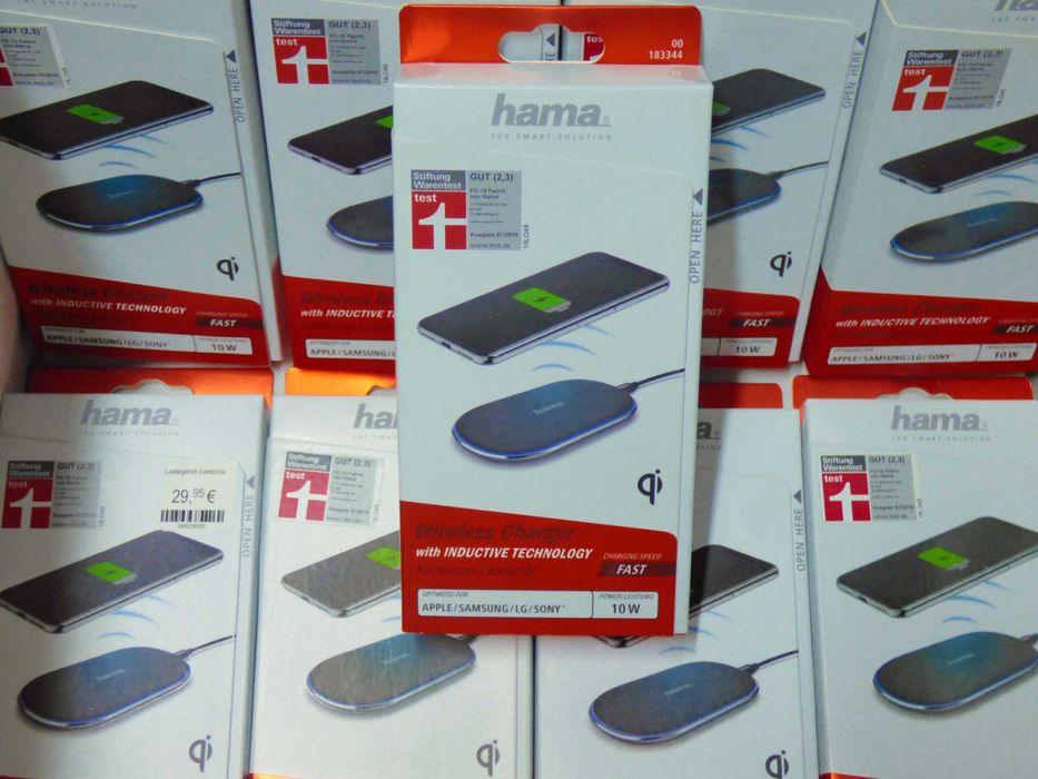 Електрошрот Бездротова зарядка  HAMA 5V 2A Беспроводное зарядное