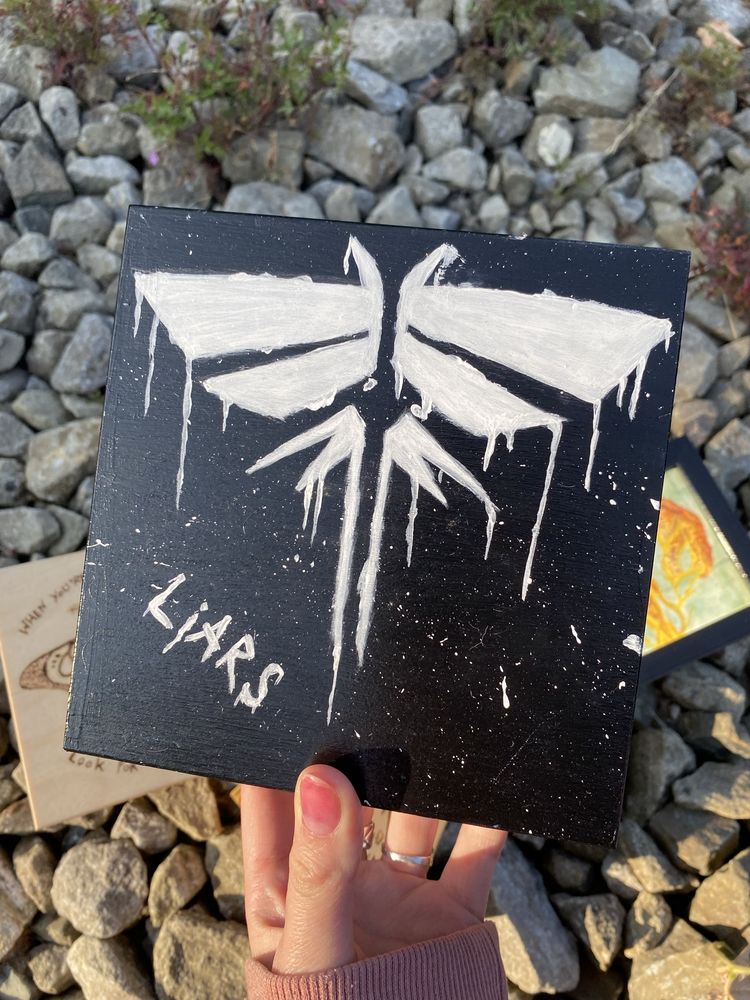 Skrzynka box the last of us handmade swietliki