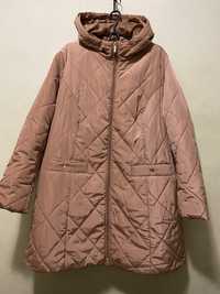 Стеганная куртка пальто 60 размер