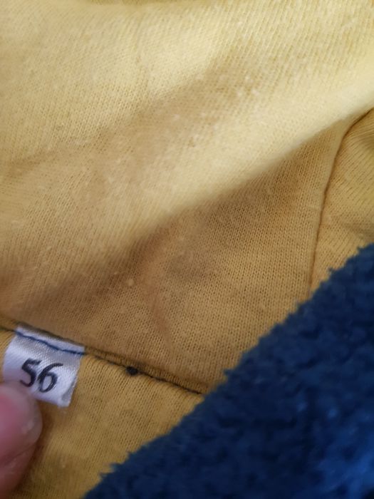 Kombinezon polarowy pajac pajacyk 56 chłopięcy wiosna jesień