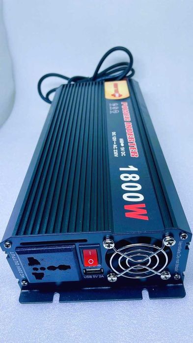 Преобразователь Powerone+ 12VDC-220VAC UPS1800W с зарядным устройством