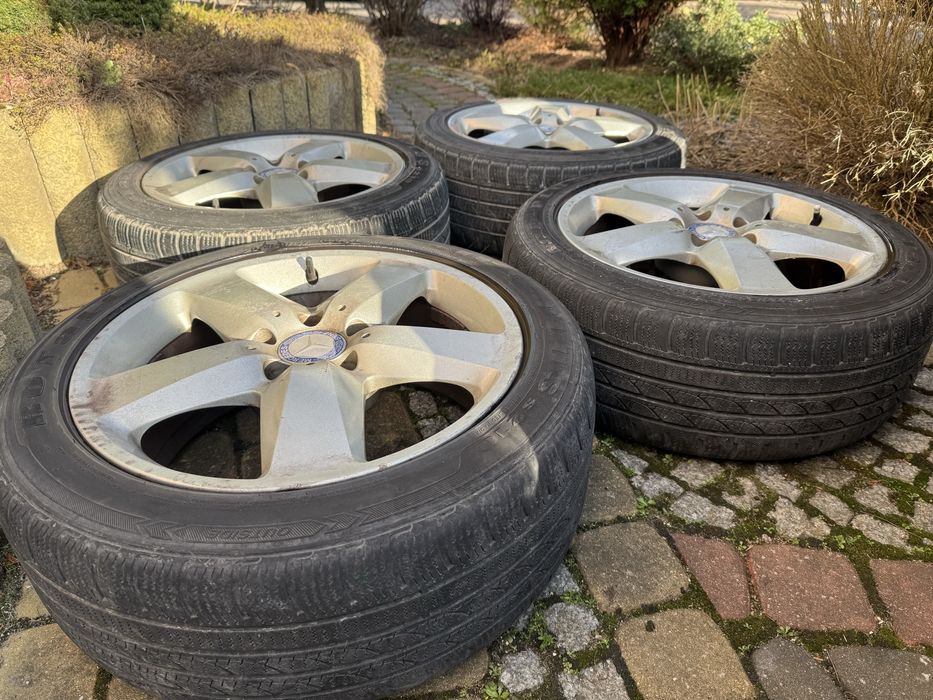 Felgi Koła Mercedes-Benz Oryginalne 5x112 17 Cali Opona