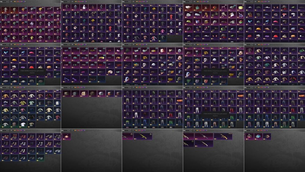 Продам аккаунт PUBG, наиграно почти 5 лет много редких скинов.