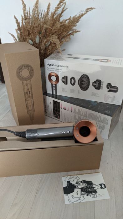 Фен для волосся ОРИГІНАЛ! Dyson Supersonic HD07 Nickel/Copper