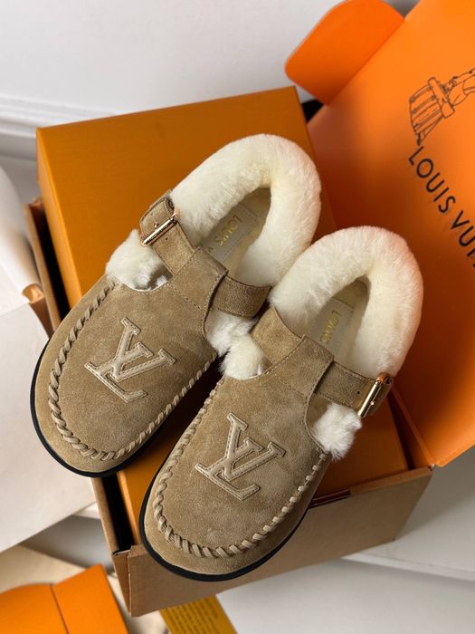 Сандали на меху Louis Vuitton